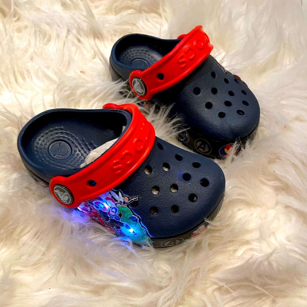 Toddler Marvel Light-up Crocs